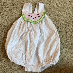 The smoking place watermelon sunsuit